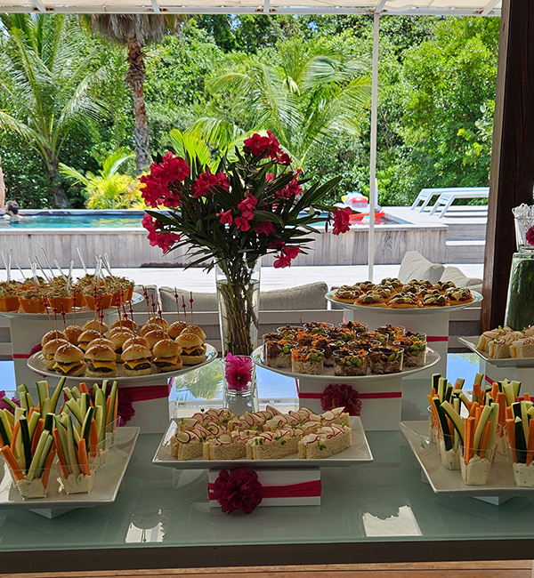 Buffets et finger foods sur mesure à Saint-Martin - Island Chefs Kosher